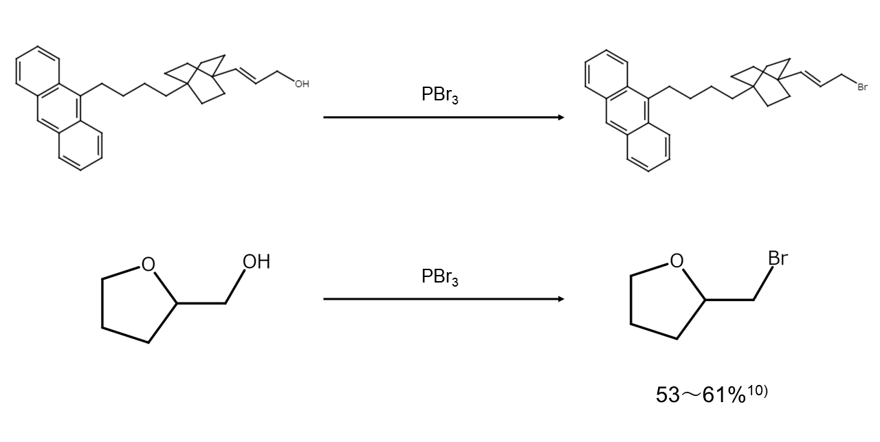 臭化リンを用いた臭素化反応の概要、臭化リンを用いた臭素化反応（臭化リン(III)）：臭化リン①：臭素化・ヨウ素化反応解説シリーズ 39